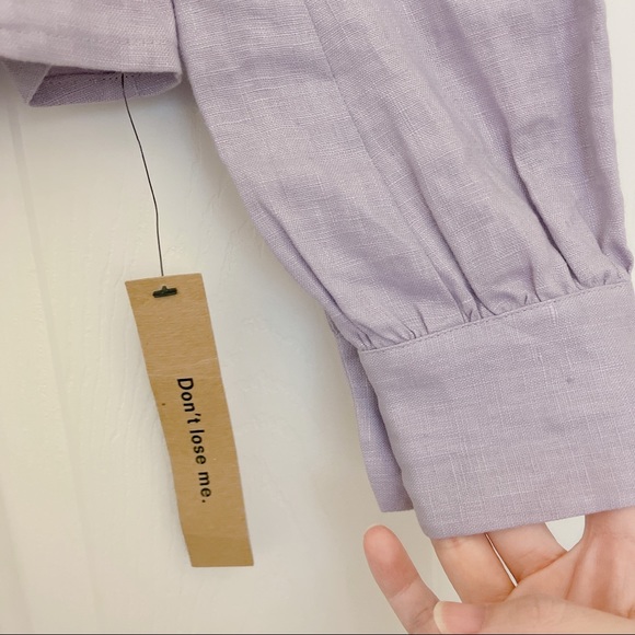 Reformation Odette Lace Inset Top - Picture 7 of 8